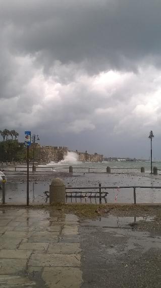 Strong winds at Kos Harbour